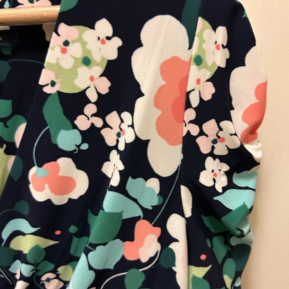 Tommy Hilfiger NWT Sz 8 Navy Blue & Multi Color Floral Dress - Picture 8 of 15